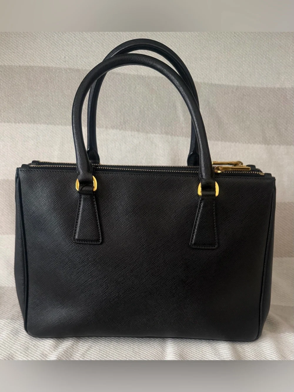 Prada Black Saffiano Galeria Bag